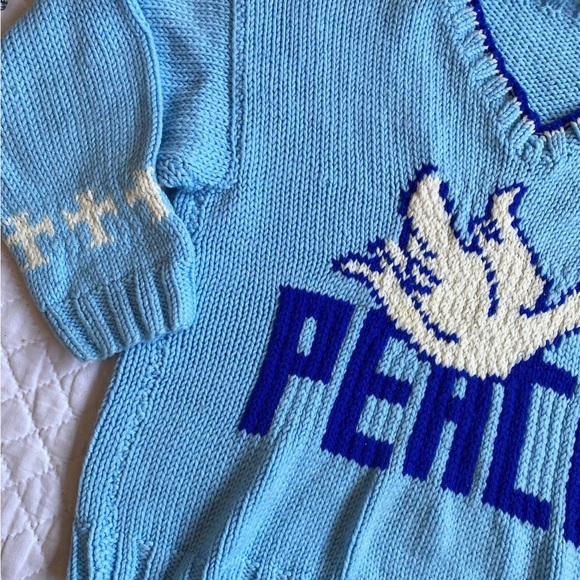 VINTAGE 70s Knit Pullover - Picture 3 of 8